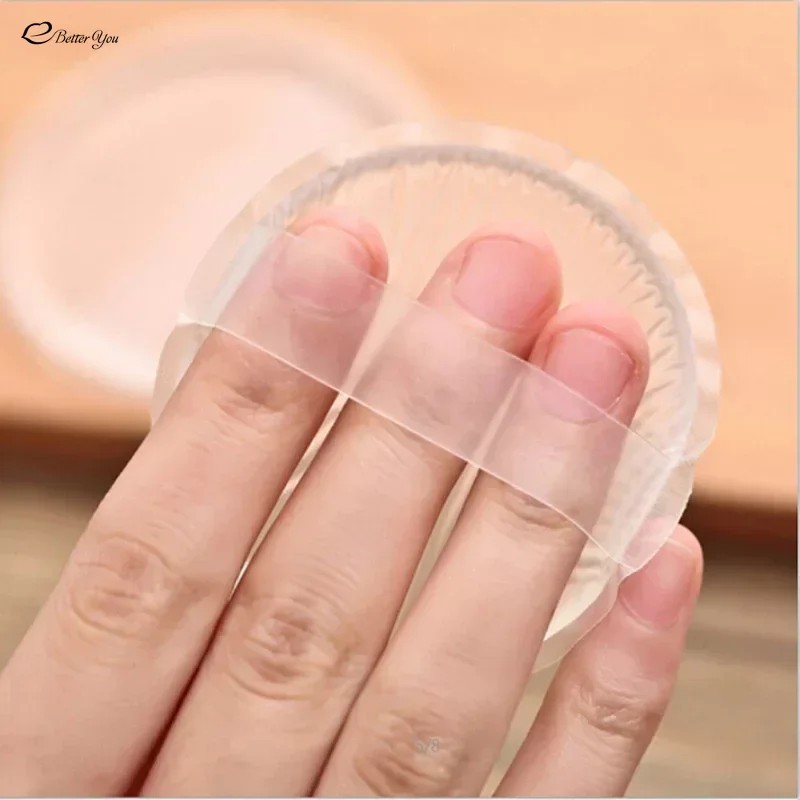 Silicone Powder Jelly Puff Crystal Air Cushion Concealer Transparent Foundation Pad Face Makeup Wet And Dry Sponge Beauty Tools