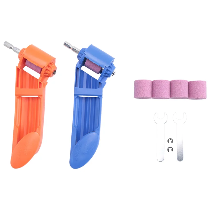 Affûteur de forets en corindon, meule, outils manuels, pièces d'outils alimentées par perceuse, jeu de forets à ongles pour meuleuse, gril Durable