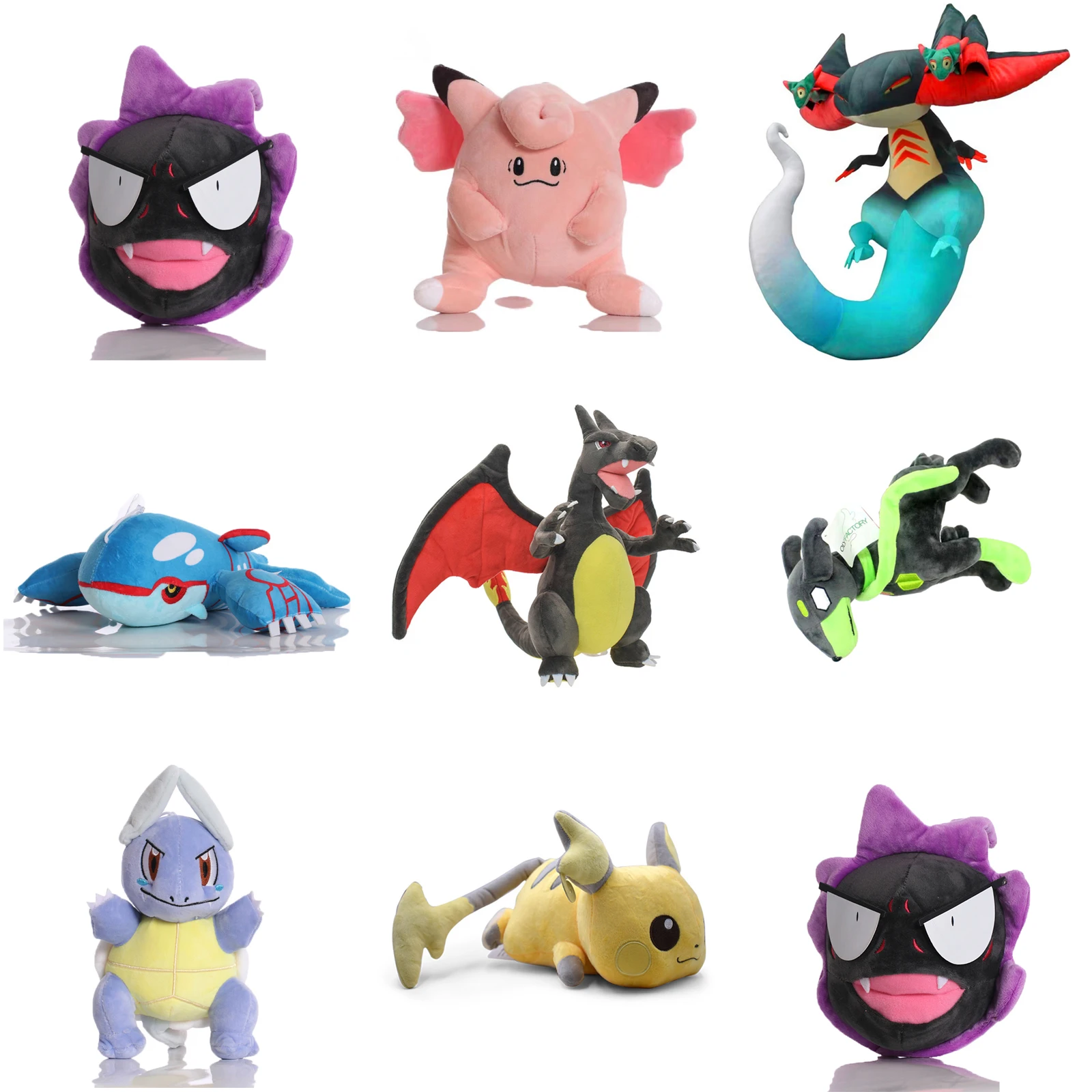 Figuras de peluche de Pokémon para niños, juguetes de peluche de Mega evoluciones, Milotic Dragapult de dibujos animados, Haunter Pikachu, juguetes