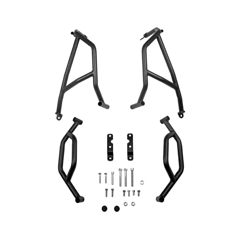Shofilist Motorcycle Protection Accessories High Carbon Steel Crash Bar Engine Protection Bumper for CFMOTO 450MT Motorcycle