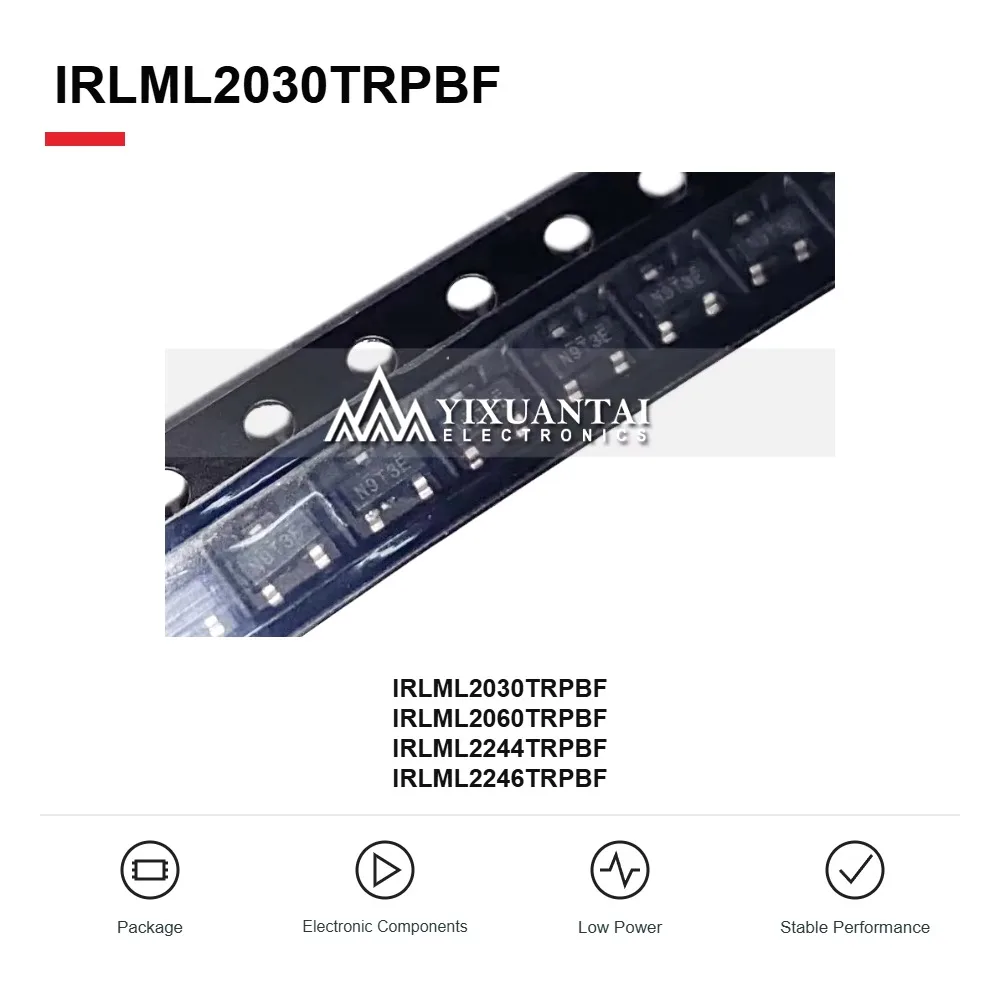10PCS/LOT IRLML2030TRPBF IRLML2030 IRLML2060TRPBF IRLML2060 IRLML2244TRPBF IRLML2244 IRLML2246TRPBF IRLML2246