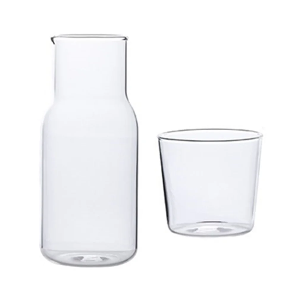 One Person Drinking Glass Juic Household Juice Jug Decanter Water Milk Home Accessory Transparent Cup Multi-function