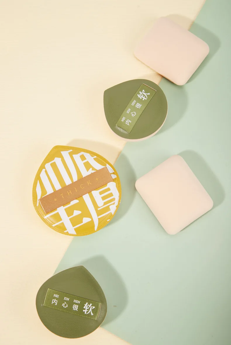 Superdicker Kosmetik-Puderquaste, große Größe, Concealer- und Foundation-Schwamm, nass und trocken anwendbar, Gesichts-Schönheits-Make-up-Pads, XL – Detail 3