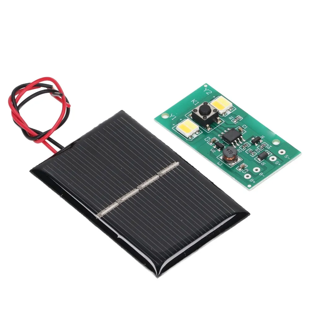 2 Set 1.2V Solar Light Control Panel PCB Hoge Drive Efficiëntie Solar Light Controller Board 42.3*22.2mm