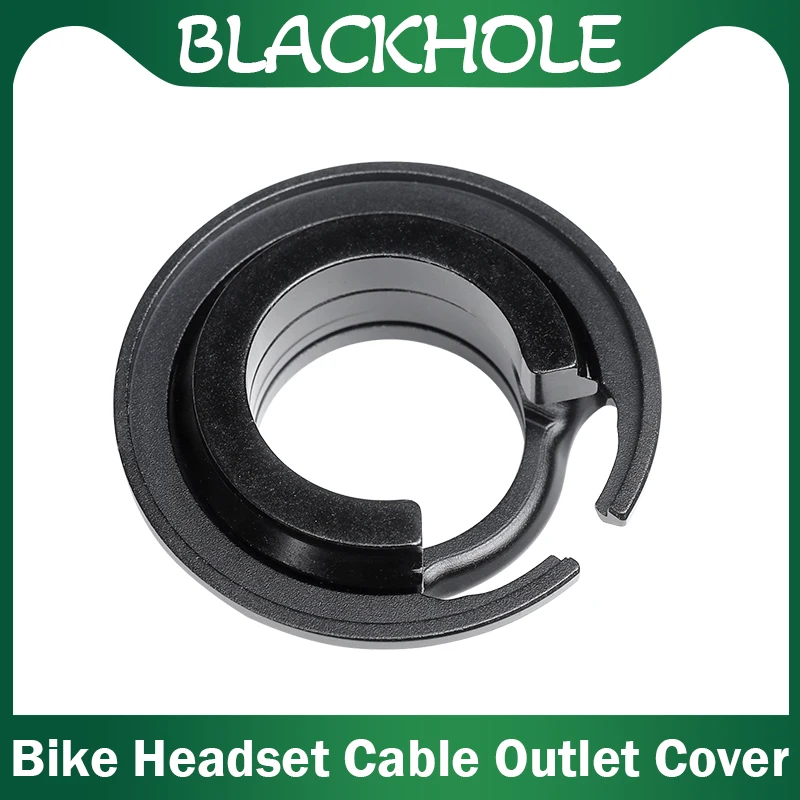 Bike Cable Outlet Headset Cover Use For 52mm to 52mm Diameter Frame Head Tube MTB Road Bike Frame Brake Line Outlet Hole Cover