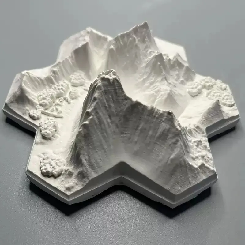 Everbright Store Mountain Peak Snow Mountain Diffuser Stone Micro Landscape Home Furnishing Desktop Art Small Ornament Raw Gifts