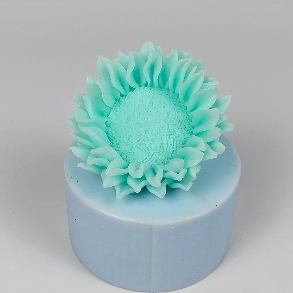 

3D Flower Sunflower Moulds Flowers Soap Molds Silicone Candle Mold Wedding Birthday Valentine's Day Clay Resin ﻿