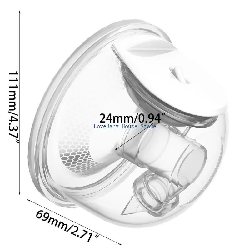 BX0D مضخة الرضاعة الطبيعية الكهربائية القابلة للفصل مزدوجة الجانب جامع الحليب التلقائي غير مرئية يرتدي مضخة الحليب للأمهات #6