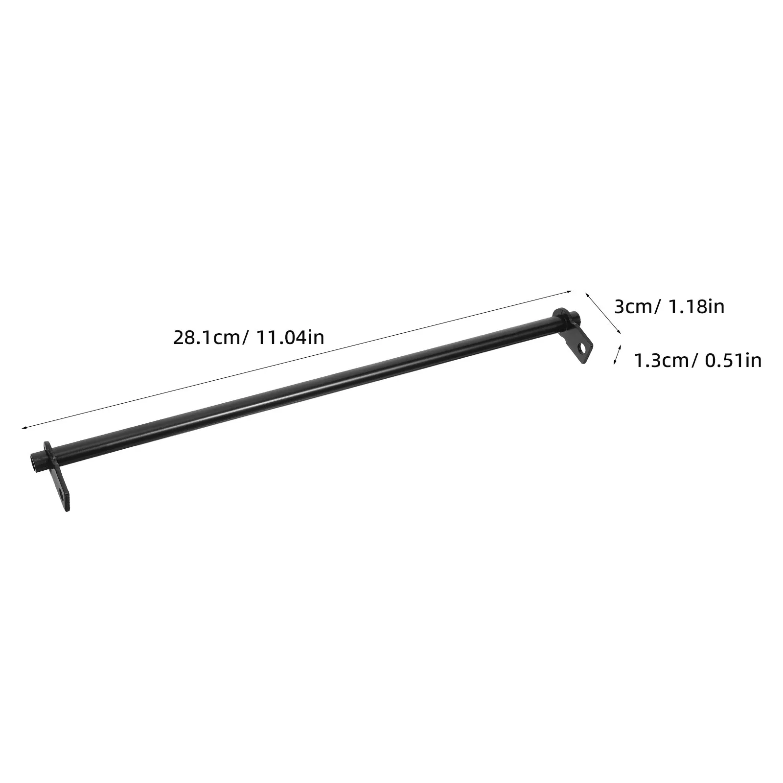 5Pcs Hanging File Folder Double-End Metal Rails 11 Inch Replacement Rods for Office Desk Drawer Document Organizer File Cabinet