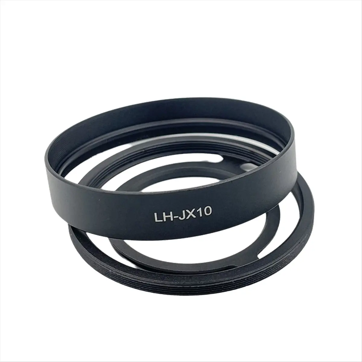 Hollow Metal Compact Detachable Camera Lens Hood for X10/X20/X30 Camera Black