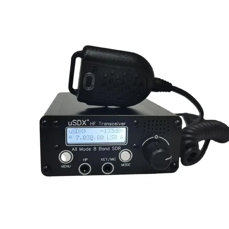 Ricetrasmettitore QRP HF SSB per tutte le modalità SDR a 8 bande USDR USDX+ Plus V2 10/15/17/20/30/40/60/80M