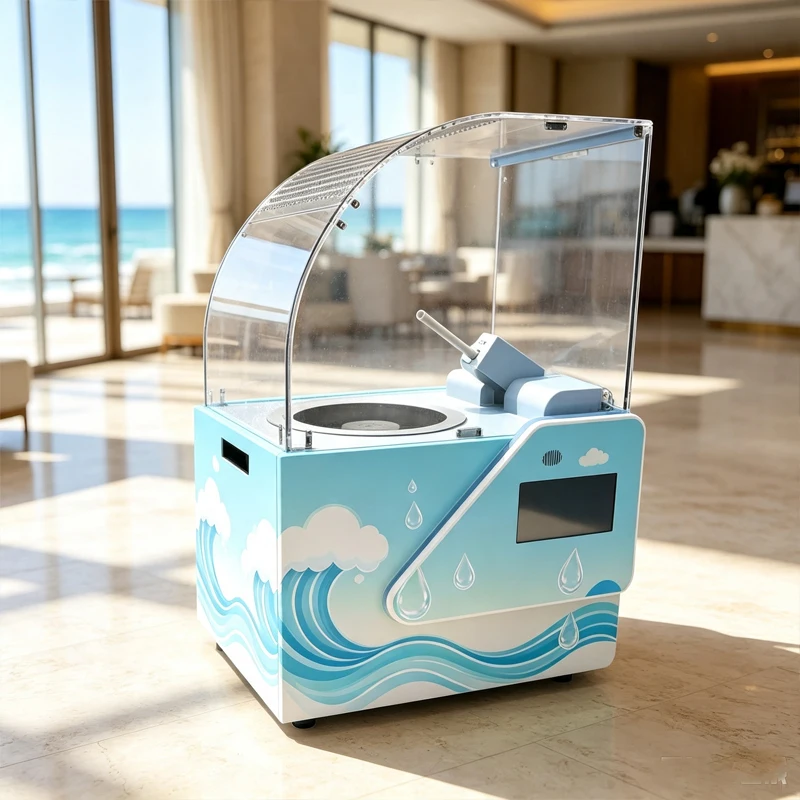 Automatic Tabletop Cotton Candy Maker Vending Machine Self Service Floss Sugar Vending Equipment Customized