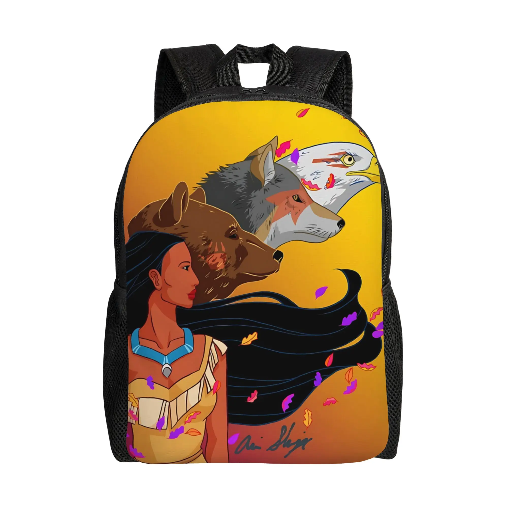 

1Piece Pocahontas Daypack Animal Spirits Backpack New Semester Begins