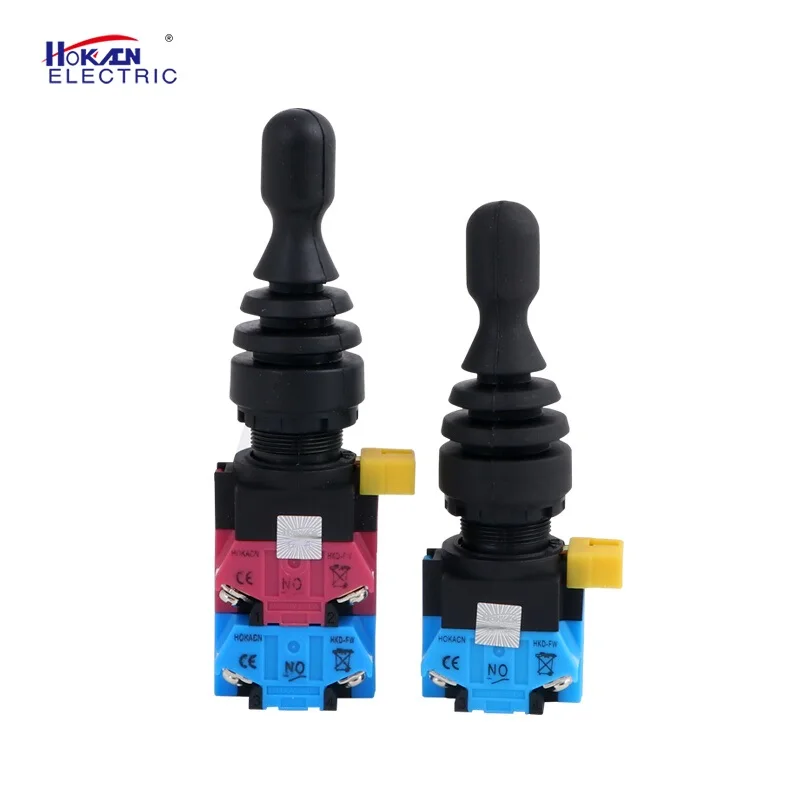 22mm Cross Switch 2 4 Way Position Reset Momentary Self Locking Latching Master Monolever Joystick Switch 2 4NO HKL-FW12