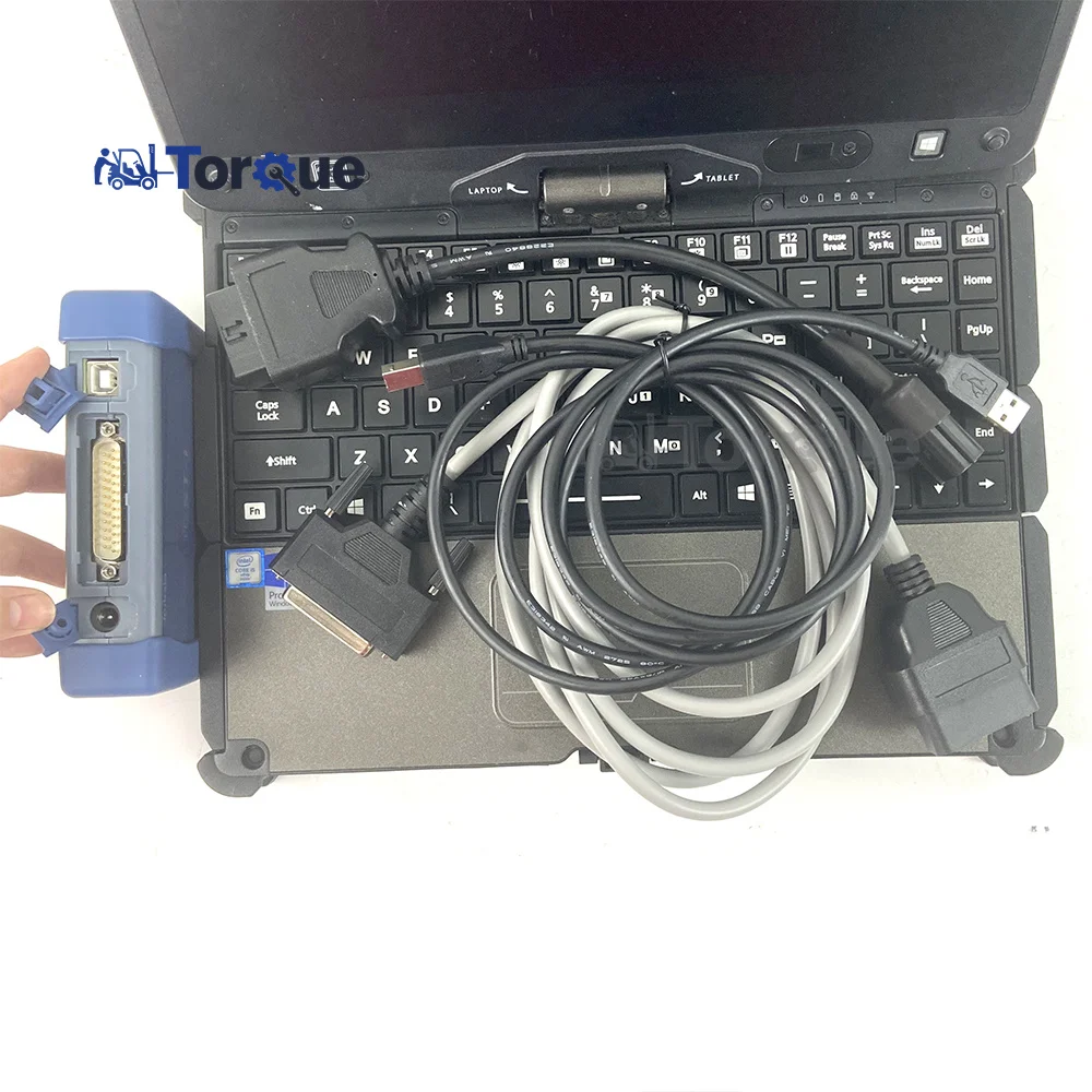 ل Kubota techstream DENSO TAKEUCHI Python DST-i Diagmaster آلات datalink جرار شاحنة أداة تشخيصية كمبيوتر محمول Getac V100