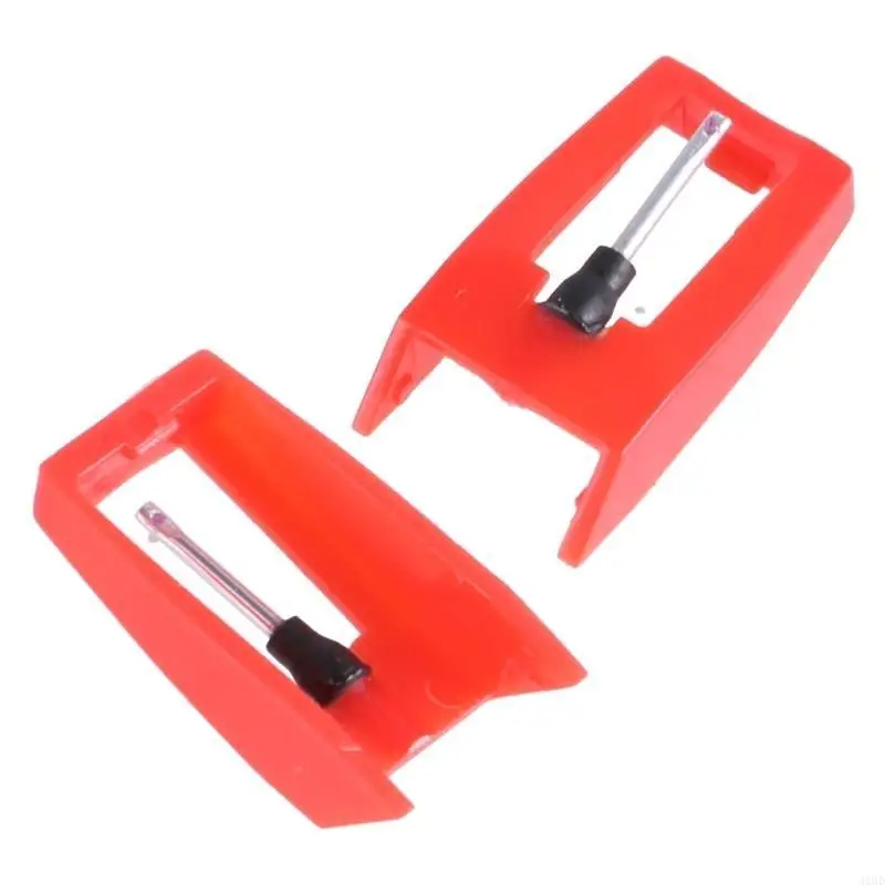 J1HD 2pcs Diamond Sostitucement Styluss Record Player Needle per i giradischi dei giradischi Accessori gramofonici