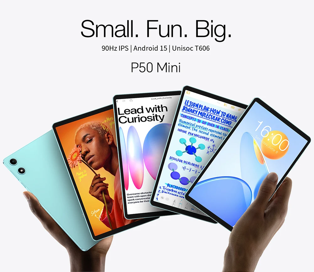 Teclast P50 Mini tableta Android 15 8,7 