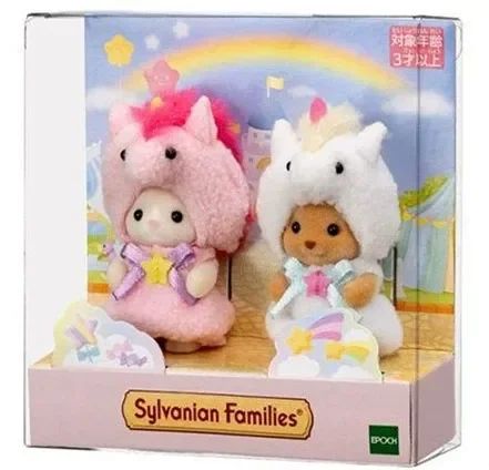 Original Sylvanian Families Anime Figure Girl Figurine Kawaii Model Pendant Cute Birthday Gift For Kids Toys