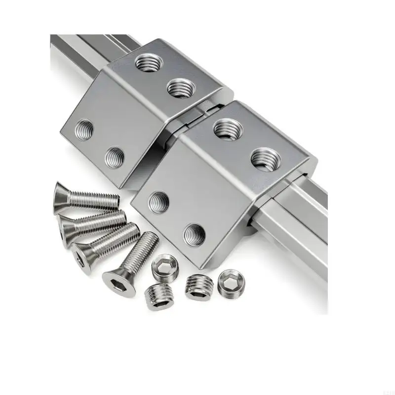 Compact Quick Install Track Clamps Brackets Support Holders Simple Slide and Tighten Method for Fast Attachment