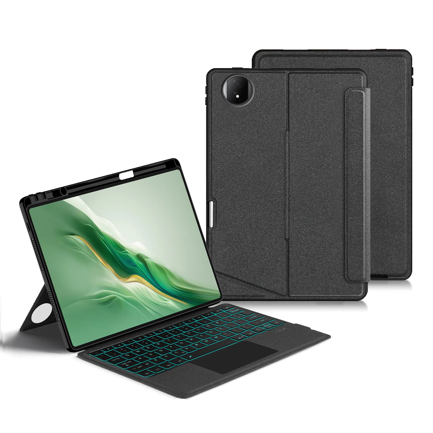 Backlight Keyboard Case For Honor MagicPad 2 MagicPad2 12.3 inch ROD2-W09 Tablet for Honor Magic Pad 2 Cover Pencil Holder