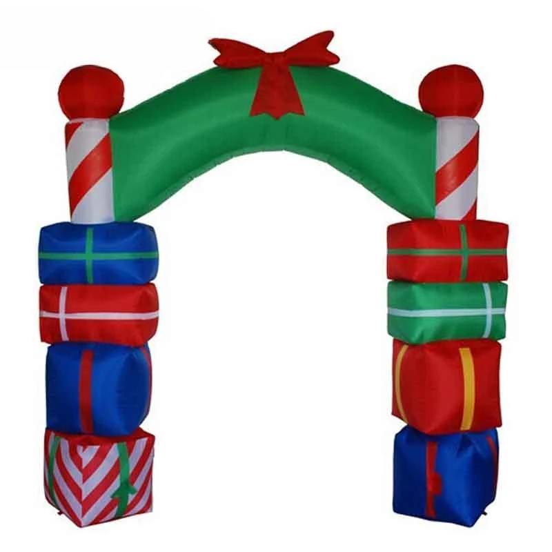 

Christmas Decoration 2.5mw * H Inflatable Inflatable Arch With Christmas Gifts For Sale