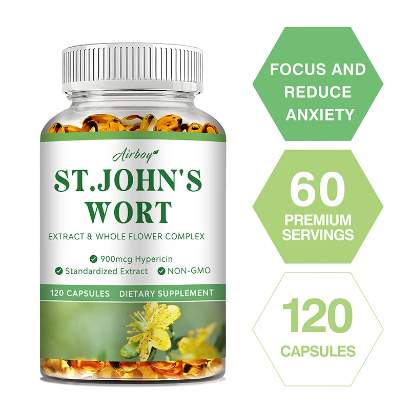 

Сухат Святого Джона — добавка для релаксации, помогает успокаивает нервную систему, снимает стресс, улучшает настроение и регулирует сон