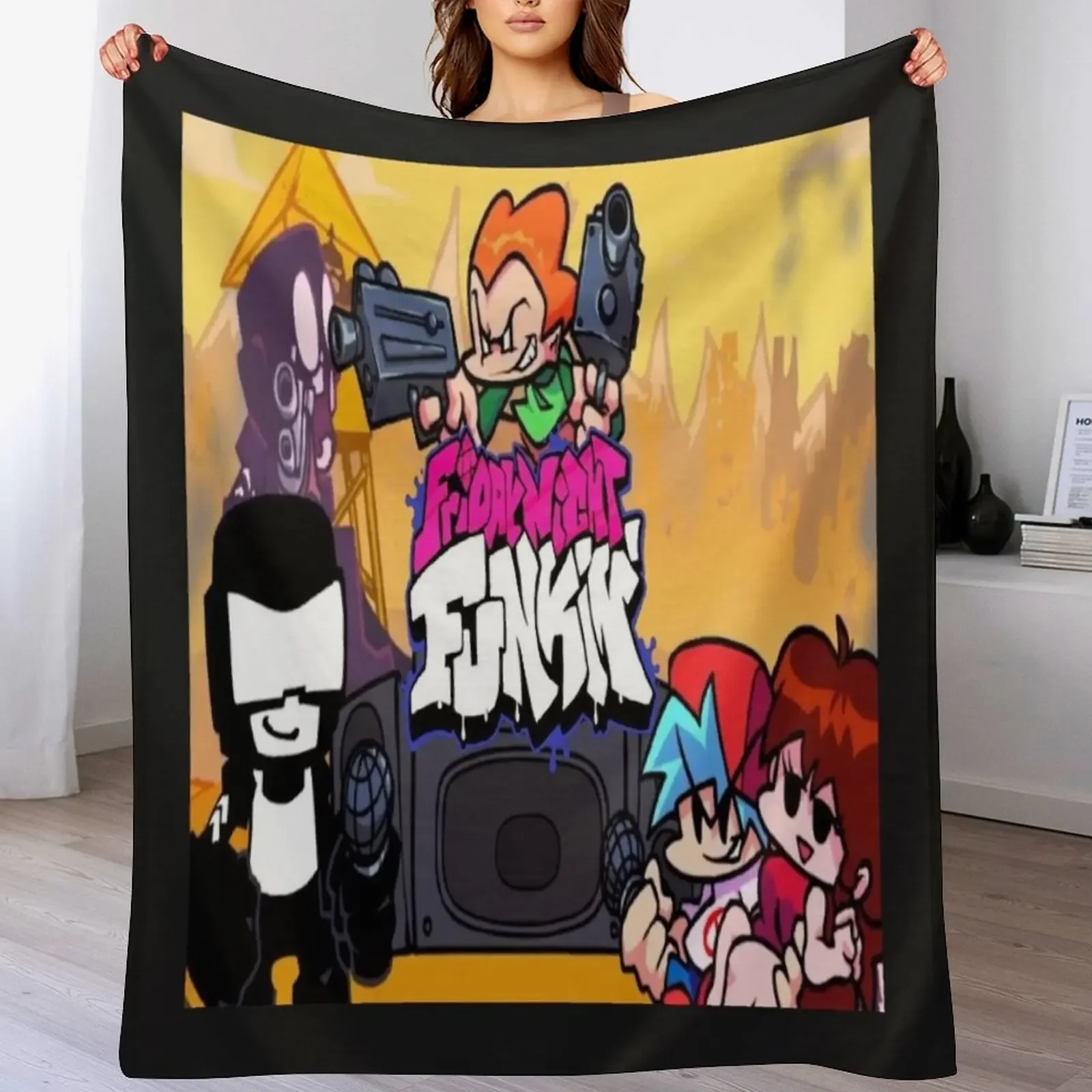 

Fnf Week 7 Fnf Week 7 1 Throw Blanket warm winter Summer Beddings Thermals For Travel Baby Blankets