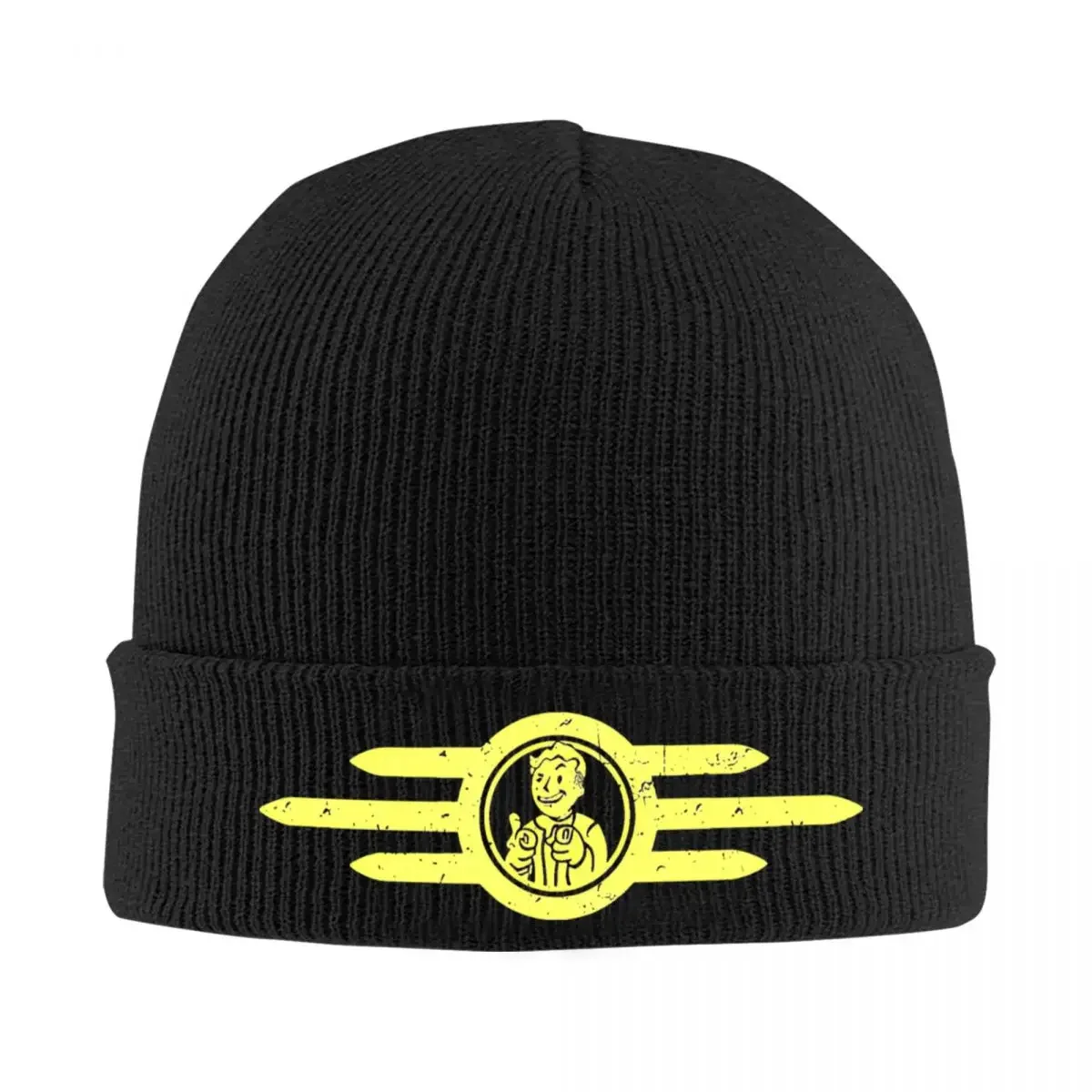 Vault-Tec Finger Guns - Fallouted Knit Hat Beanie Winter Hat Warm Street Game New Vegas Caps for Men Women