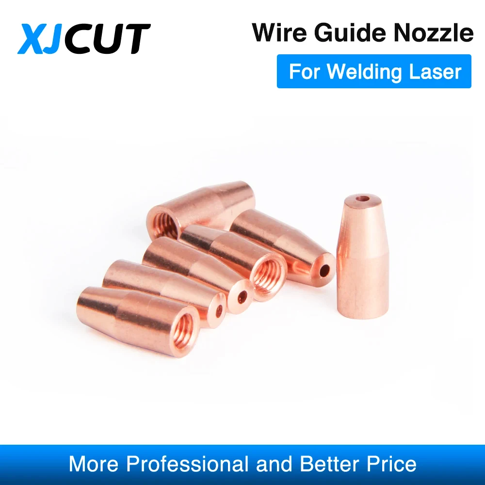 Boquilla de soldadura láser CQWY QILIN Ospri SUP WSX HANWEI, piezas de cabezal, boquilla guía de alambre, boquilla de alimentación de cable láser M5 TIG 0,8/1,0/1,2/2,0