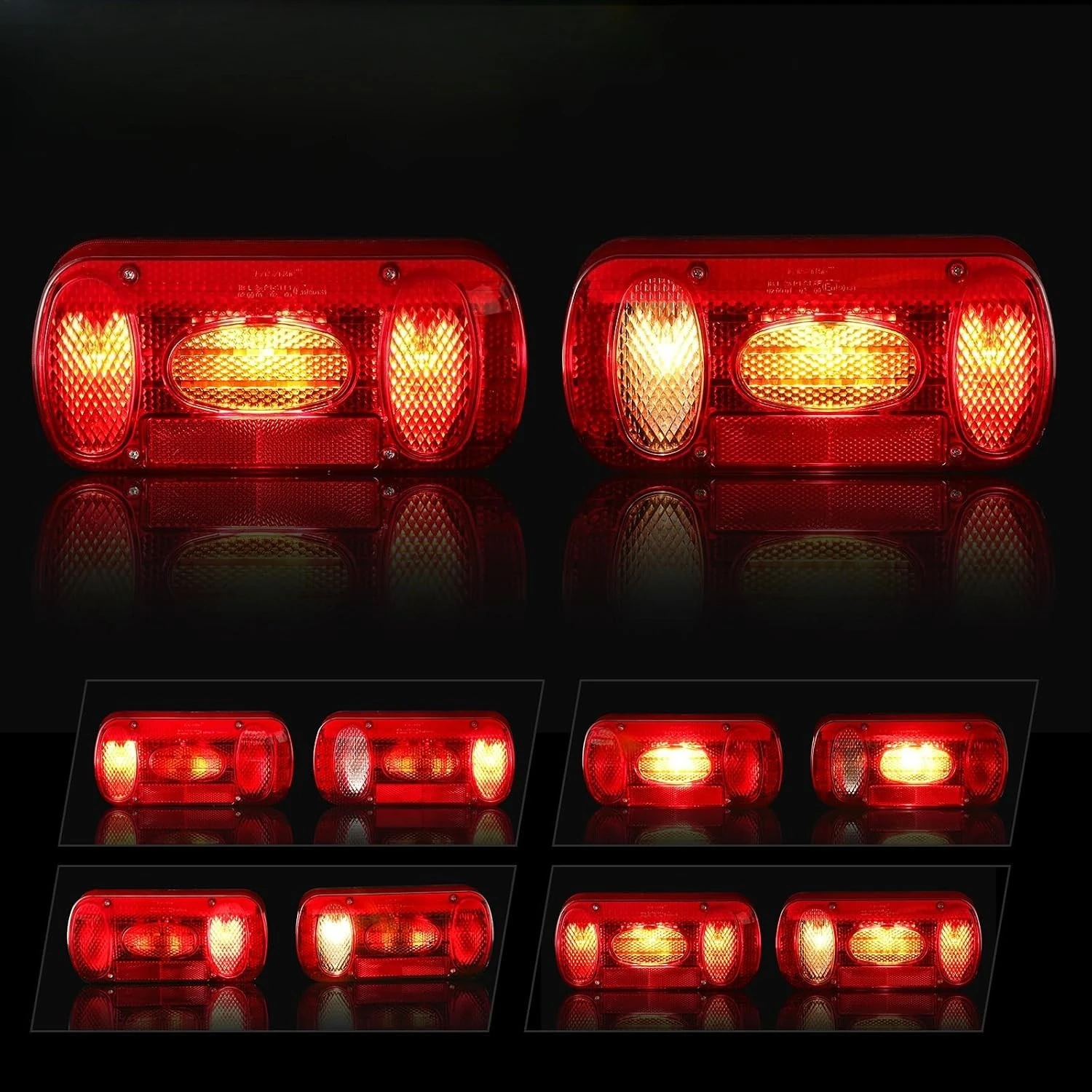 1 Set 5.5m Cable 12V 7 Pin Plug Wiring Harness LED Tail Light Rear Stop Brake Light Signal Lamp Caravan Lorry Car Truck Trailer