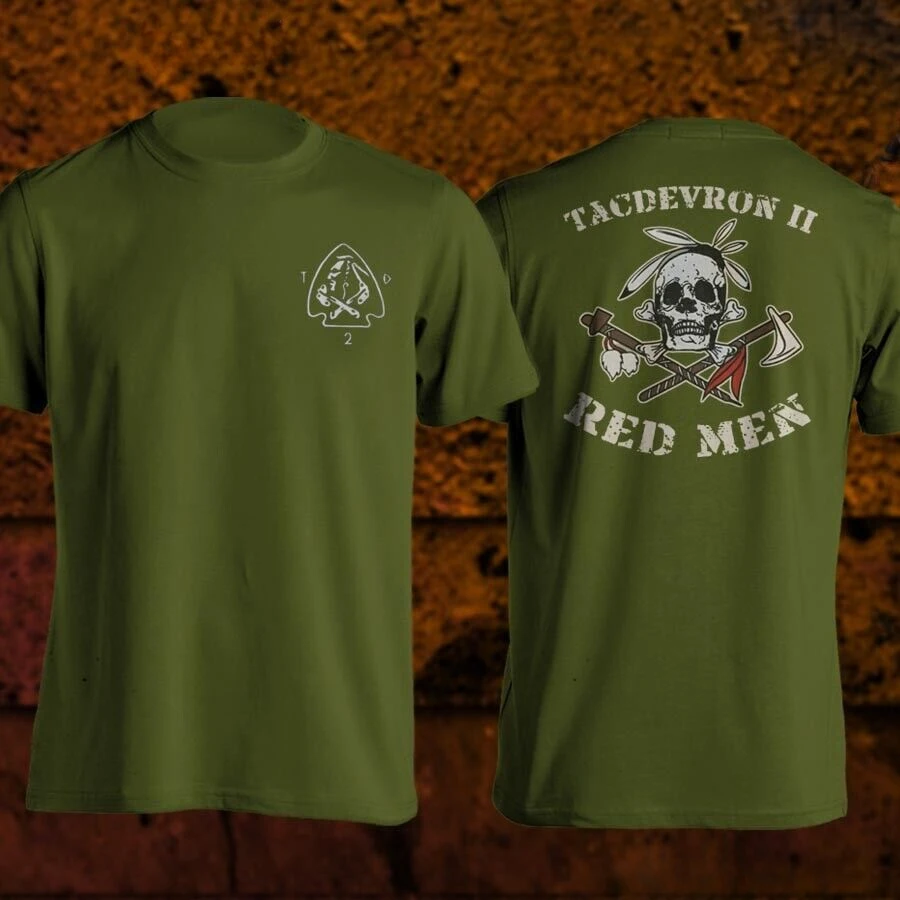 Mens T-shirt Size S-5XL Naval Seals DEVGRU The Tribe Red Squadron T-Shirt 100% Cotton O-Neck Summer Short Sleeve Casual graphic