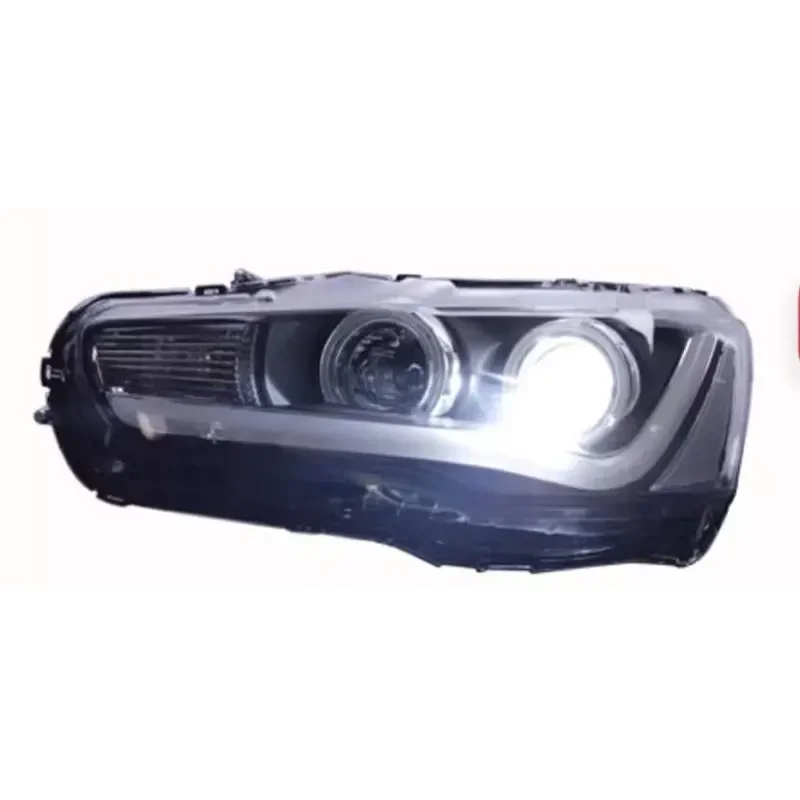 Head Lights For Mitsubishi Lancer LED Headlight 2009-2018 Headlights Lancer DRL Turn Signal High Beam Angel Eye Projector