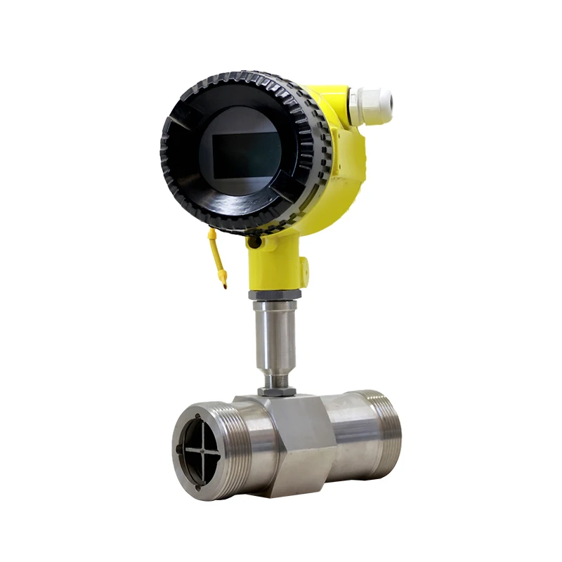 High pressure resistant internal thread liquid turbine flowmeter sensor hydraulic oil pulse