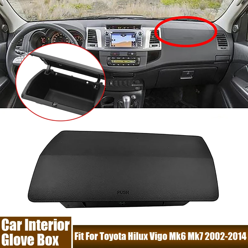 

Car Interior Upper Instrument Panel Glove Box Storage Box Fit For Toyota Hilux Vigo Mk6 Mk7 2002-2014 55441-0K010 55042-0K020-C0