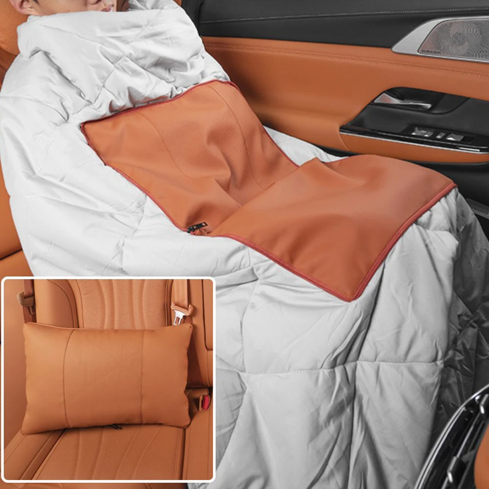 For Xpeng G9 Pillows Air-conditioned Quilts Multifunctional Car Pillows Waist Support Car Folding Accessories