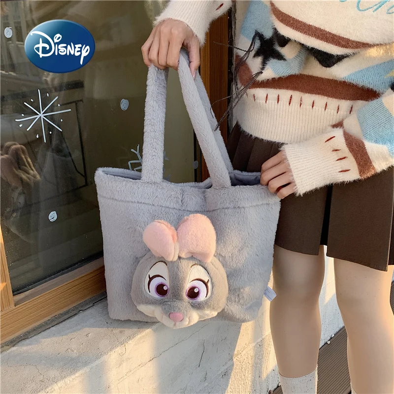 Disney Judy Nick nouveau sac à main en peluche grande capacité mode femmes sac à main en peluche dessin animé mignon femmes en peluche sac à bandoulière
