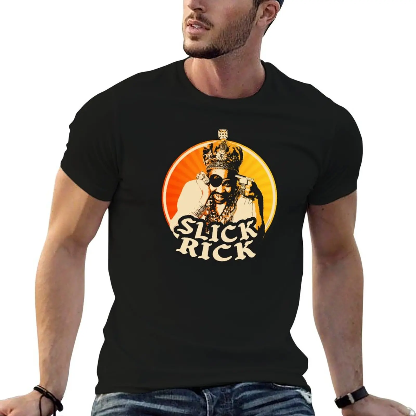 

man casual t Hip Rick cotton man 80s for shirts Slick 90s t Hop T-Shirt shirt