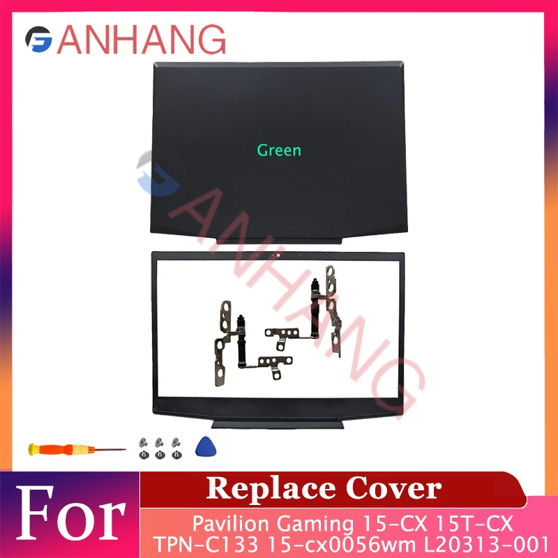 

Новый сменный чехол для ноутбука Pavilion 15-CX Series TPN-C133 L20314-001, задняя крышка ЖК-дисплея/передняя панель/петли