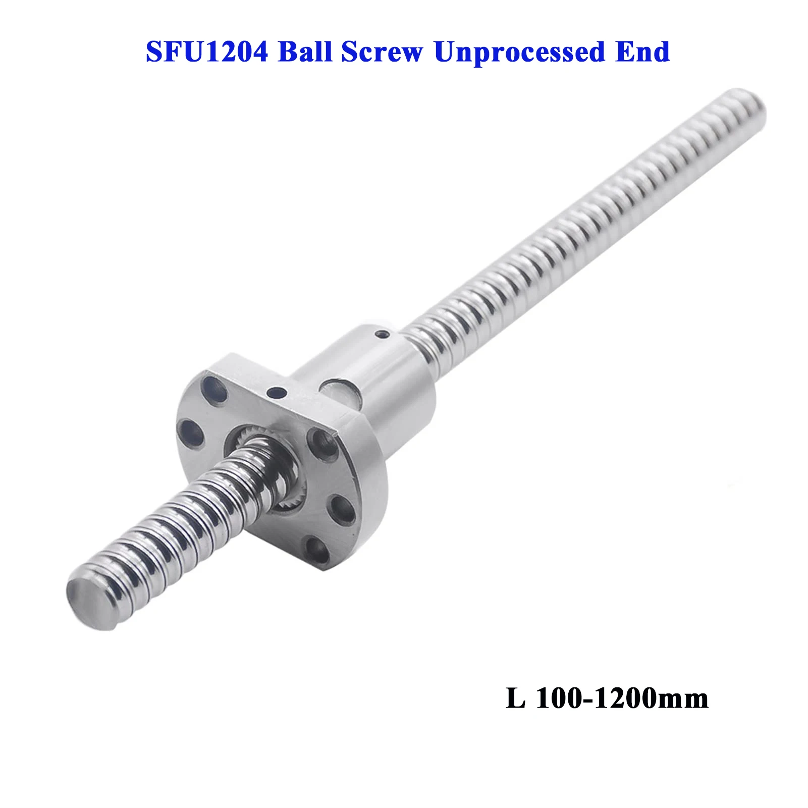 

SFU1204 Ball Screw Unprocessed End No Side End Support of Engraving Machine C7 with 1204 Single Ball Nut CNC Parts sfu1204