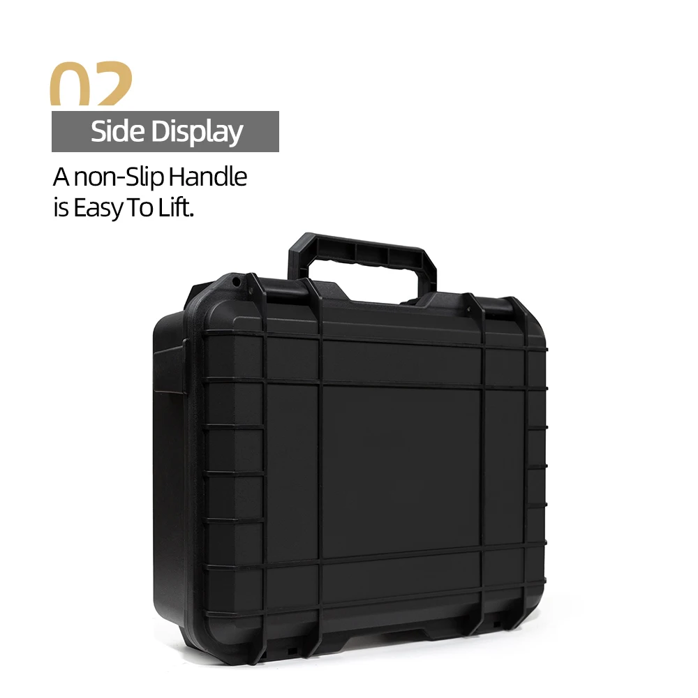 Für DJI LITO 1 X1 Drohne Hartschalen-Aufbewahrungskoffer Tragbare Transportbox für RC 2 RC N3 Controller Schutzhülle Zubehör – Detail 10