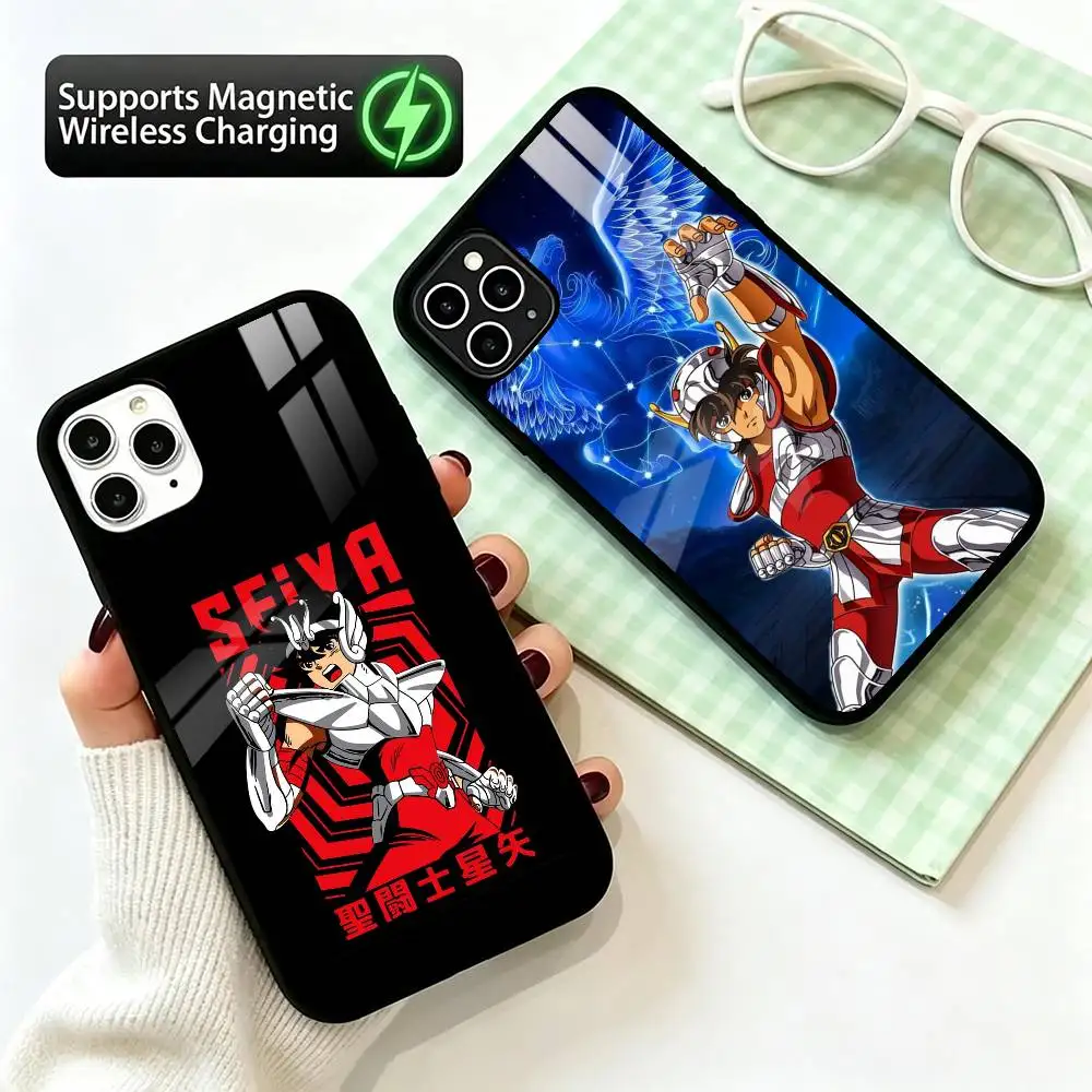 Knights Z-Zodiac  Pegasus S-Seiya  Phone Case For iPhone17,16,15,14,13,12,11 Plus,Pro Allows magnetic wireless charging