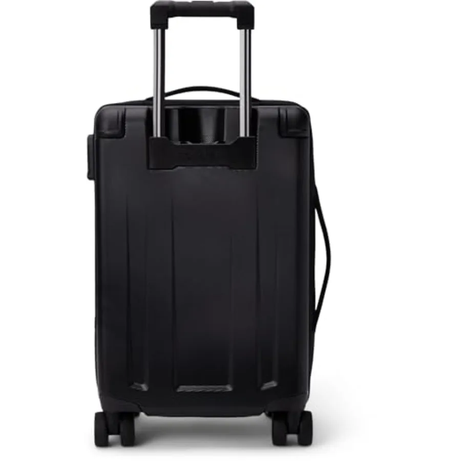 Dakine SPLIT 4 WHEEL CARRY ON ROLLER BAG 48L for Travel Black Nylon with Smooth Rolling Durable Design