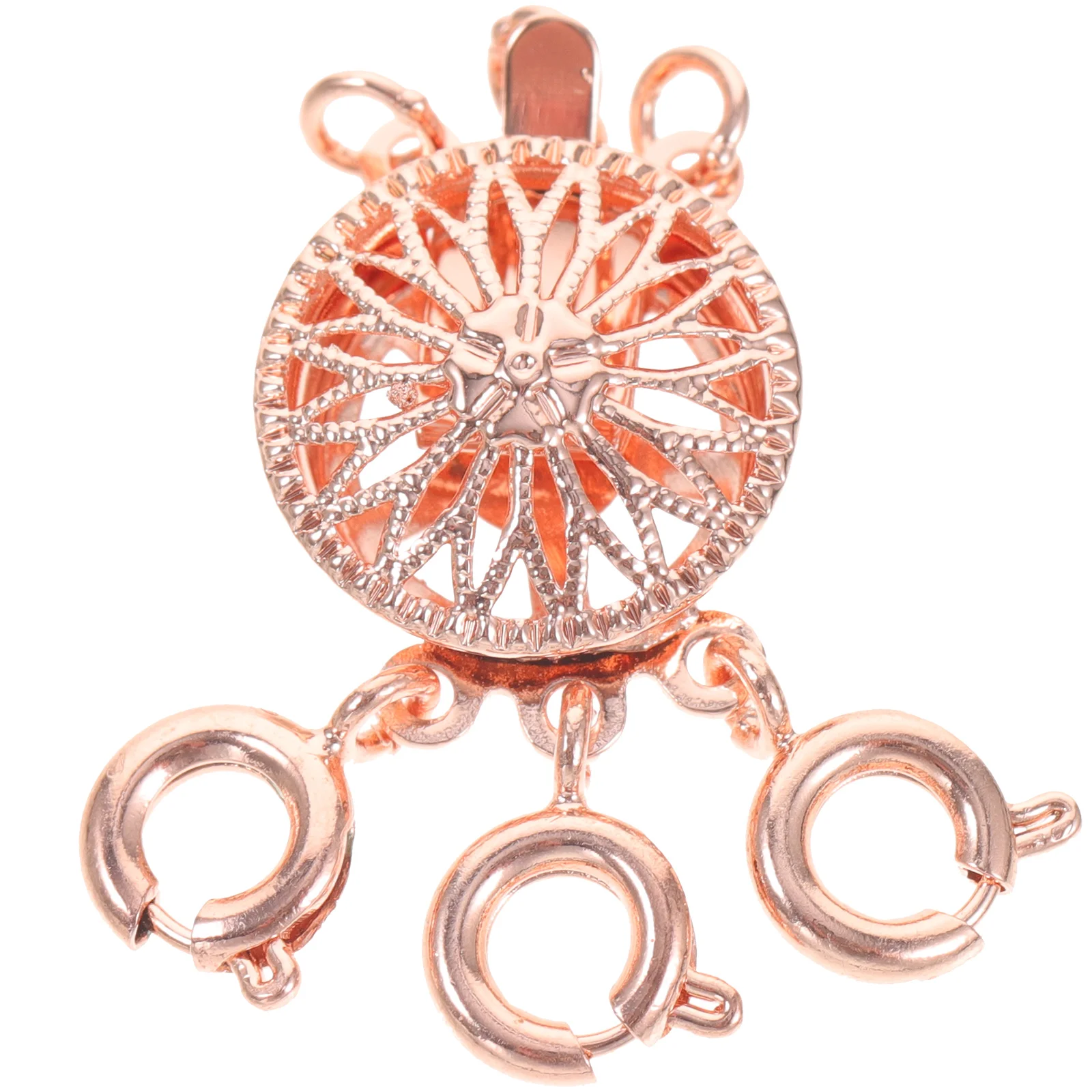 

Copper Necklace Layering Clasp Women Jewelry Connector Separator Hook Detangler For Layered Necklaces Stackable Bracelet