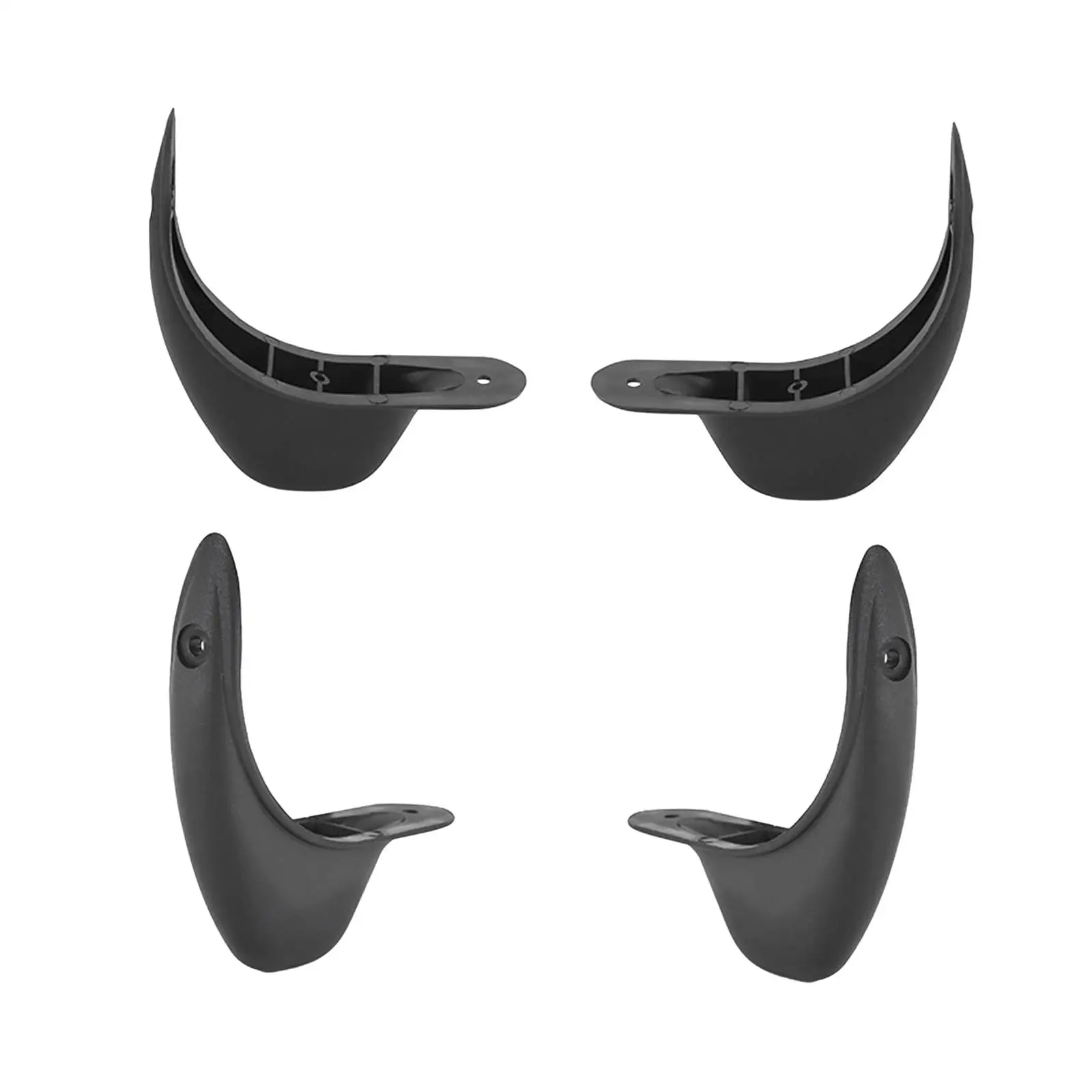 Replacement Suitcase Feet Studs Black PP Plastic Bottom Side Stand Pads for Luggage Travel Bags Wood Boxes Durable Wear