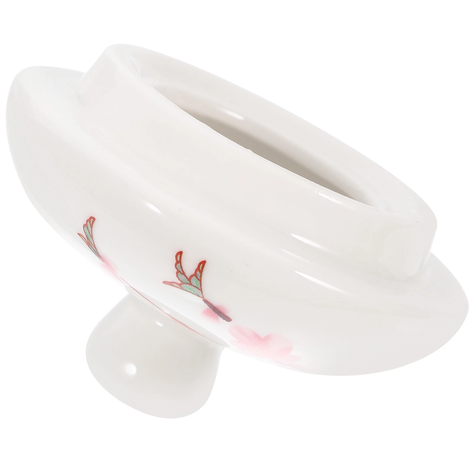 

Porcelain Tea Pot Lid Delicate Appearance Easy-to-Use Single Pot Lid Design Home Supply Teaware Accessory Ceramic Teapot Parts