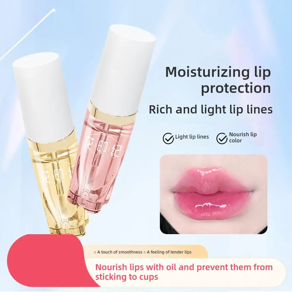 4ml Lipolie Glans Lip Voller Make-Up Hydraterende Niet-plakkerige Sexy Water Glossy Glitter Primer Tint Lippenbalsem zorg Cosmetica