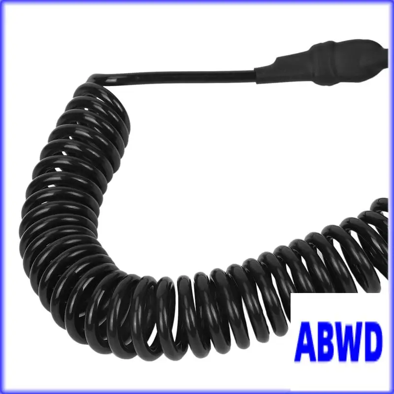 WD-3Pcs 10.6Ft الكاحل المقود تصفح ملفوف مجداف وقوف مجلس أسود بولي يوريثان مجداف مجلس القدم الساق حبل