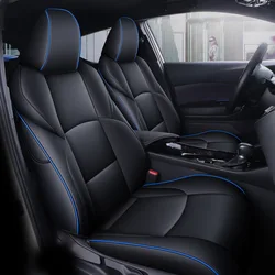 Custom Car Seat Covers Compatible with for Toyota CHR 2018 -2024 Models - Waterproof Leather Protective Full Set -Car Styling