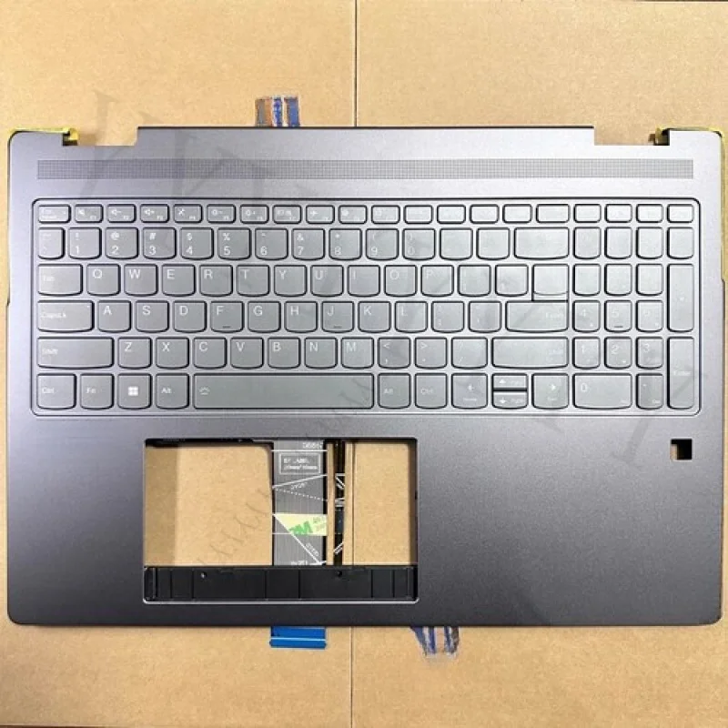 

Y+New Palmrest Upper Case US Backlit Keyboard FP For Yoga 7 16IRL8 82YN Storm Grey
