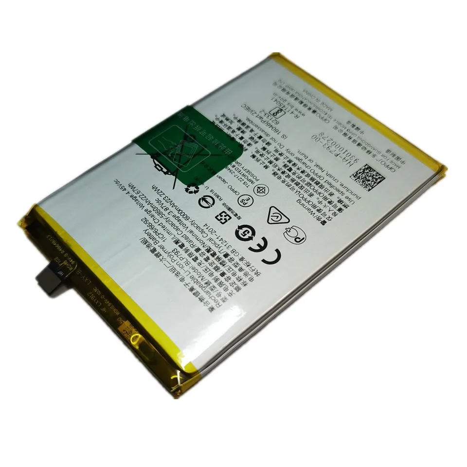 Batería BLP793 original para Oppo Realme C25s, C11, C12, C15, C25, Narzo 20, Narzo 30A, 6000mAh 4